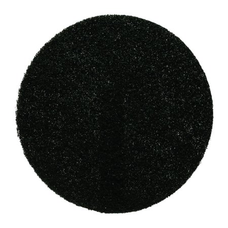 GATOR 17 in. D Non-Woven Natural/Polyester Fiber Floor Pad Disc Black 6740